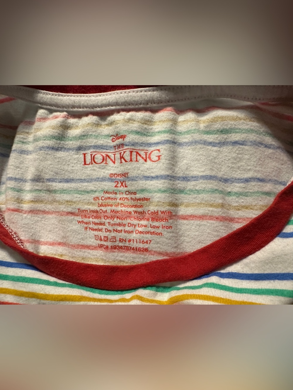 Disney*Lion King*Simba*Women’s Sz~2X*EUC - Picture 4 of 5